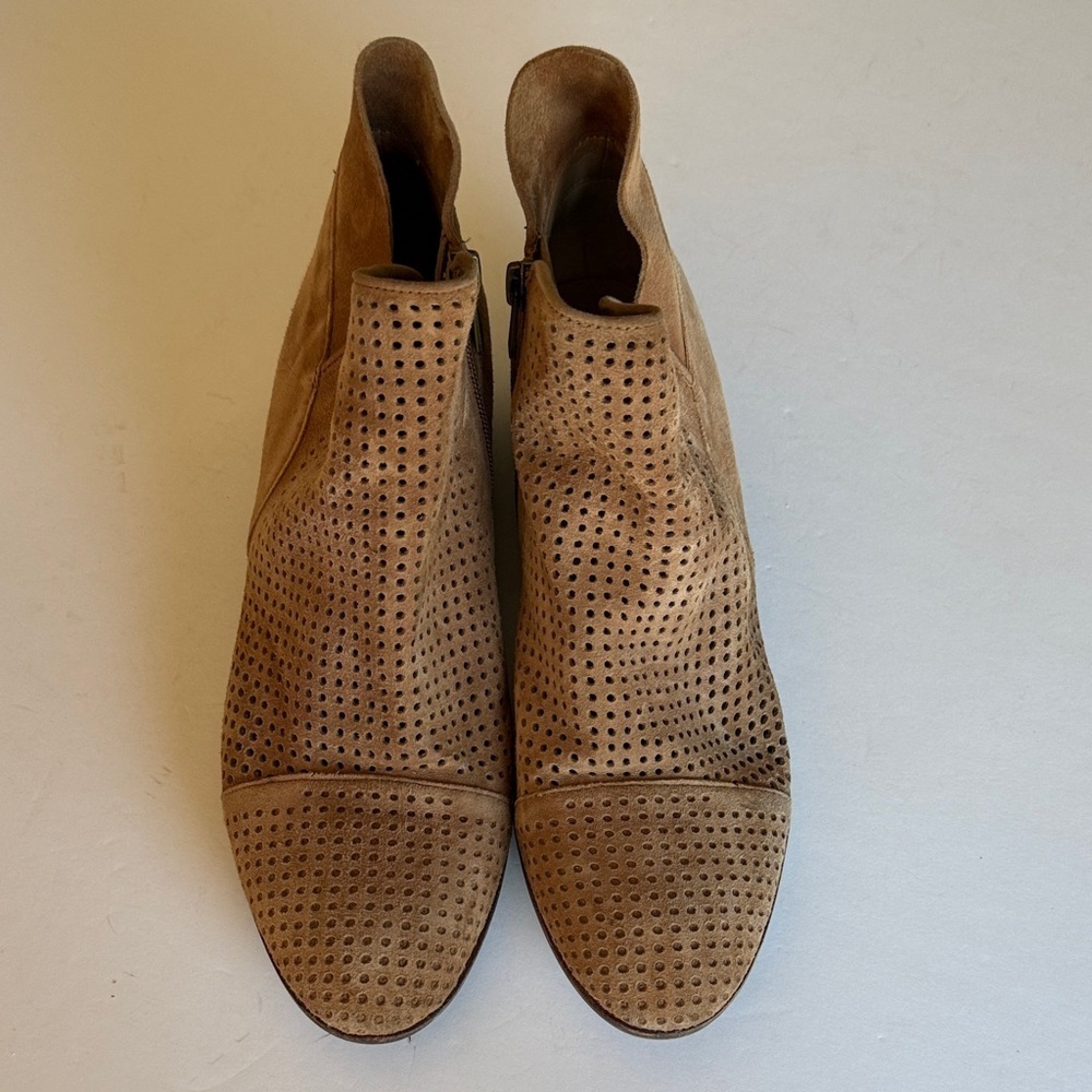 Sam Edelman Paloma suede booties women’s 9.5 brown VGUC